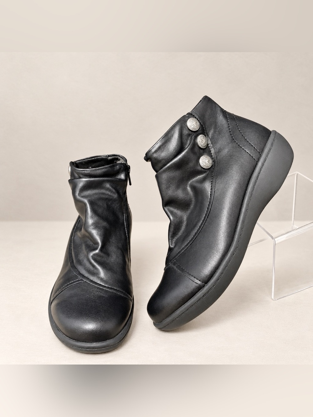 Flexstep Allison Black Ankle Boots Women’s Size (5.5)